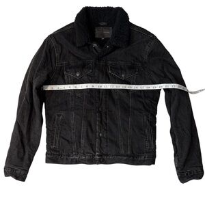 Men's Black Denim Jacket Lucky Brand